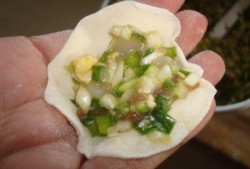扇贝肉海鲜饺子的做法大全图片