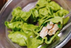 鲜虾菠菜水饺的做法