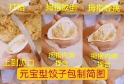  元宝饺子的视频教程「元宝饺子手法」