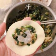 韭菜虾仁素水饺的做法