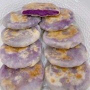 饺子皮紫薯饼烤箱做法大全_彩色饺子紫薯皮做法