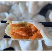  红萝卜粉条虾皮饺子「红萝卜虾皮素馅饺子」