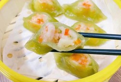 菠菜虾饺的做法-菠菜虾泥水饺