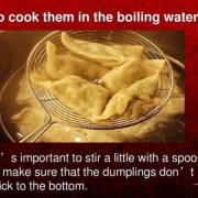 英语食谱水饺的做法视频 英语食谱水饺的做法