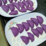 紫色饺子皮图片-紫色饺子图片大全图片