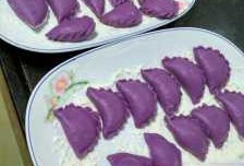 紫色饺子皮图片-紫色饺子图片大全图片