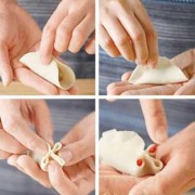鱼形饺子的包法教程视频 鱼形状饺子的做法大全