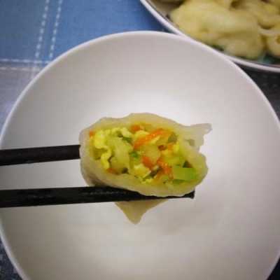 茭瓜海米饺子 海米角瓜的饺子  第2张