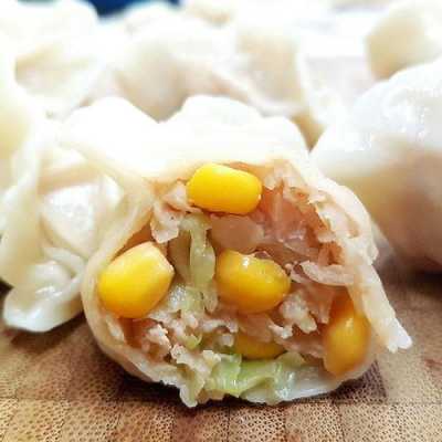 玉米鲜肉水饺照片,玉米鲜肉饺子用什么玉米  第1张