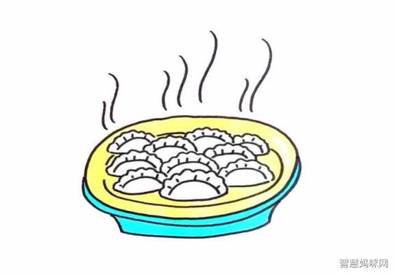  制作水饺的过程点谱「水饺制作过程简笔画」 第1张